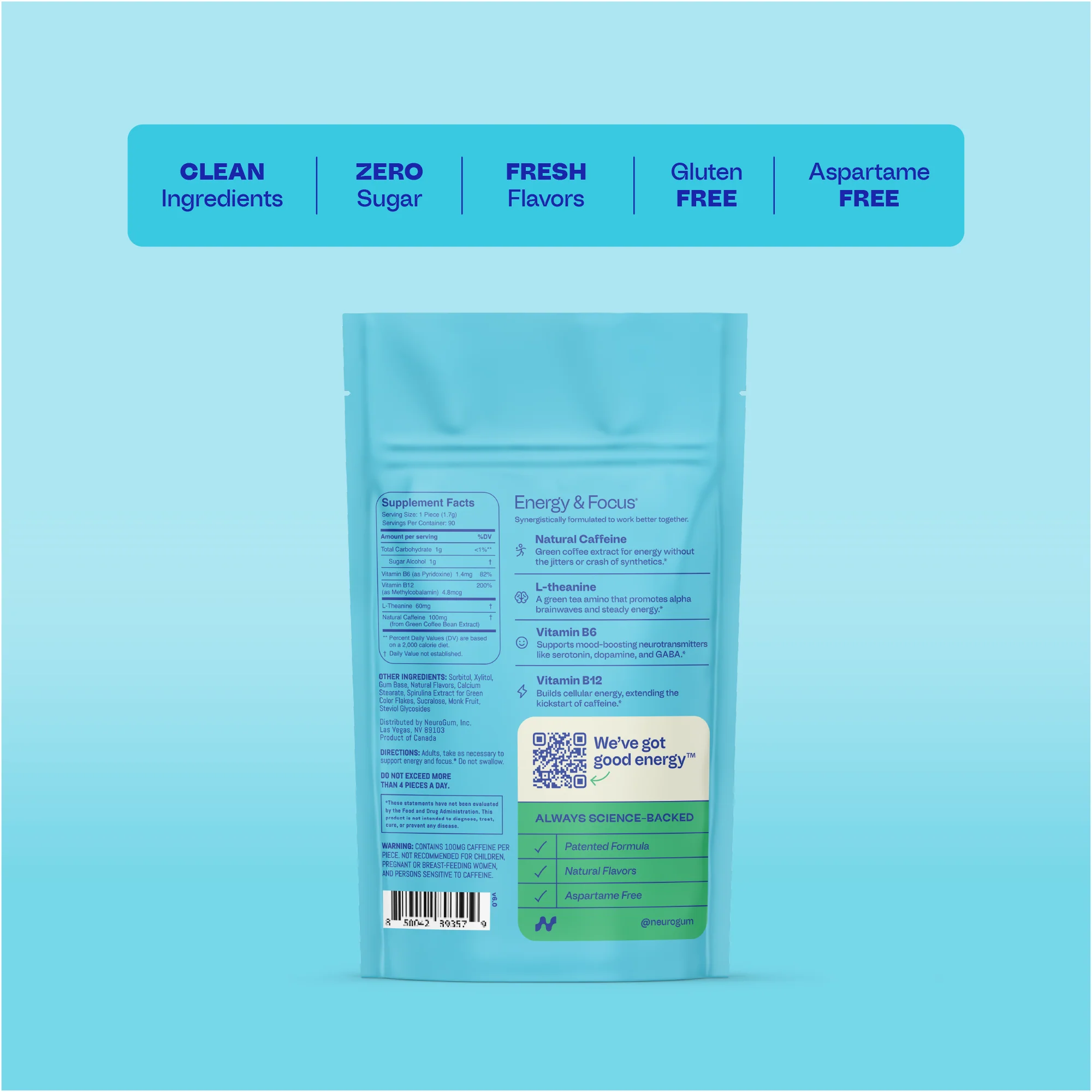 Extra Strength Energy & Focus™ Gum - Image 37