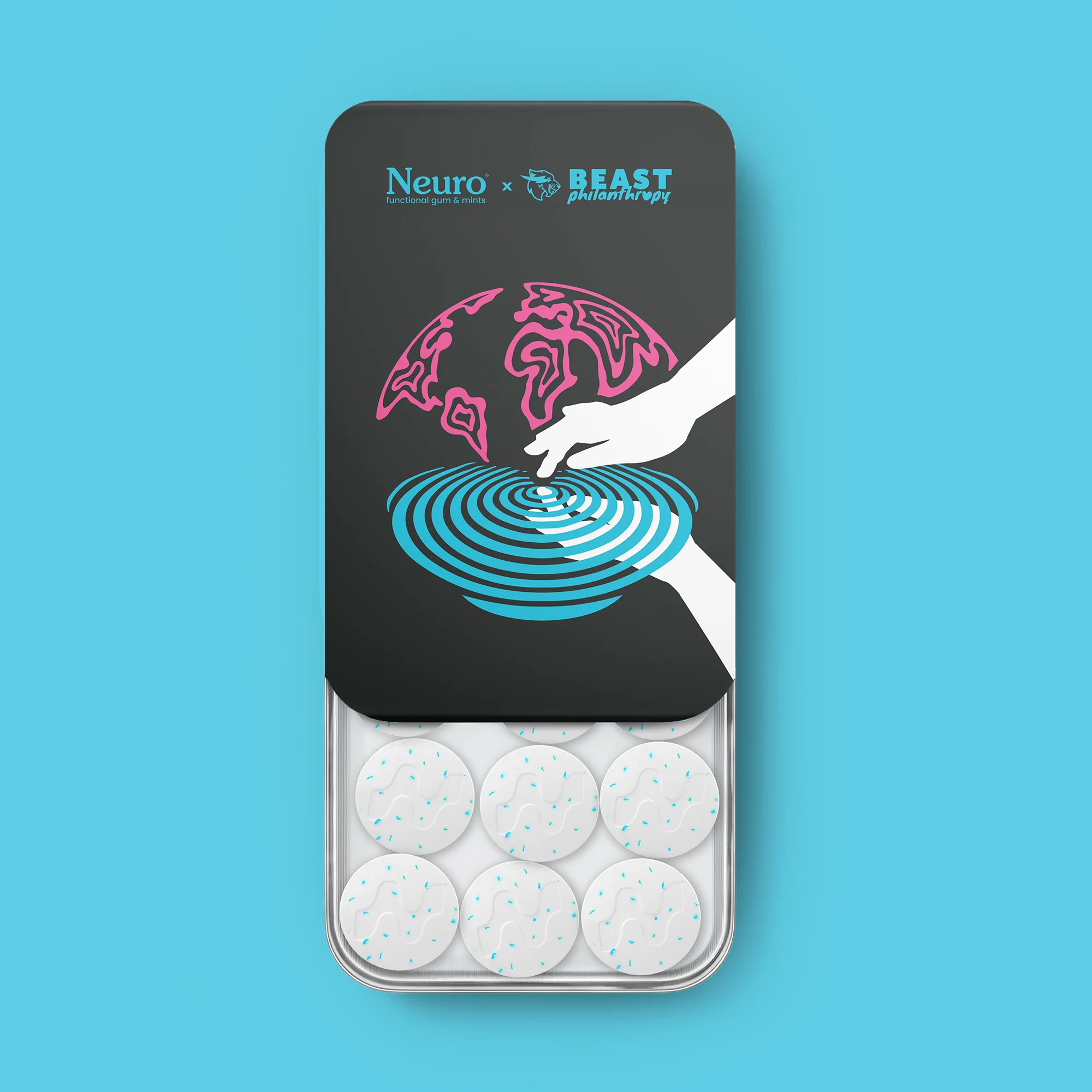 Neuro x Beast Philanthropy Ripple Tin - Image 3